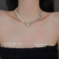 Pearl Tassel Snake Bone Necklace