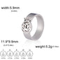 Minimalist Floral Stainless Steel Ring