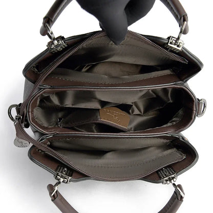 Iconic Grained Leather Crossbody Bag