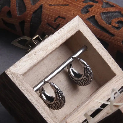 Punk Luxury Stainless Steel Hoops