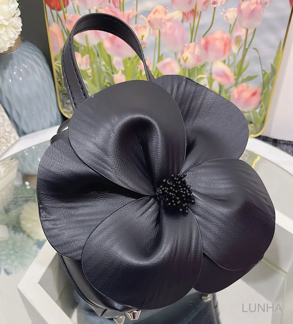 3D Flora Evening Bridal Clutch