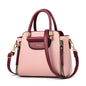 European Color-Block Office Wallet Bag
