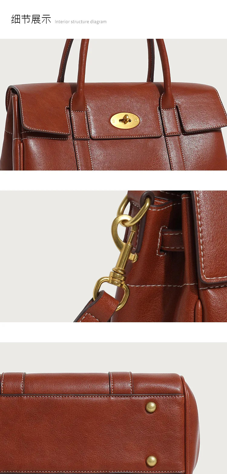 Soft Grain Essential Daily Handbag