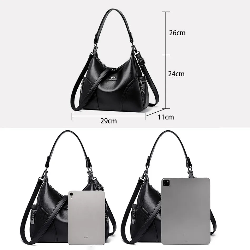 New Style Grained Messenger Bag