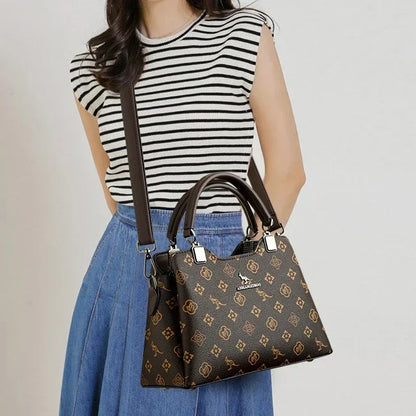 Iconic Grained Leather Crossbody Bag