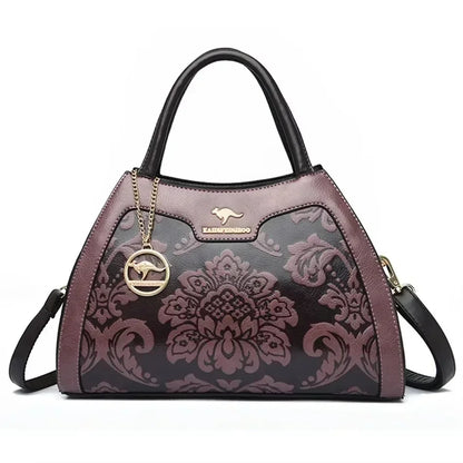 Iconic Grained Leather Crossbody Bag
