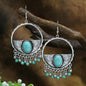 Bohemian Turquoise Water Drop Earrings