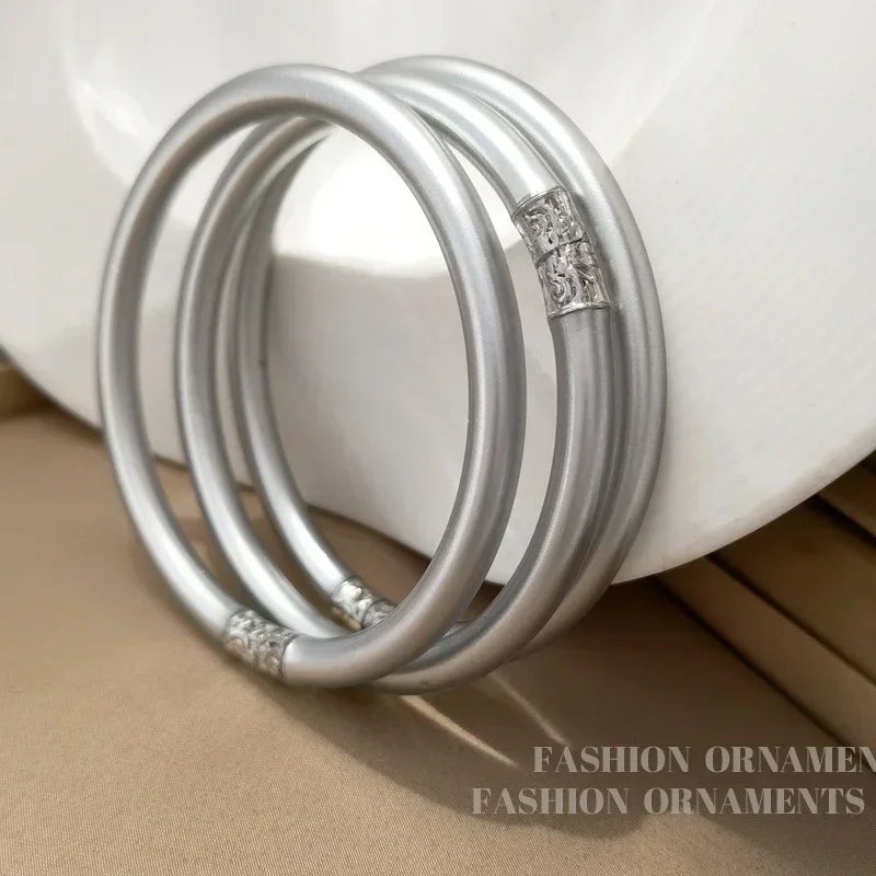 Silicone Soft Gilded Party Bangles