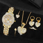 Full 5-Piece Jewelry Watch Suite