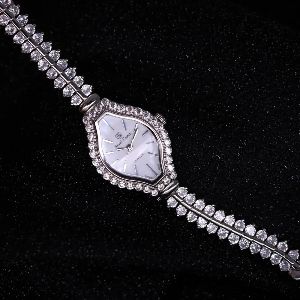 Fine Shell Rhinestone Bracelet Watch