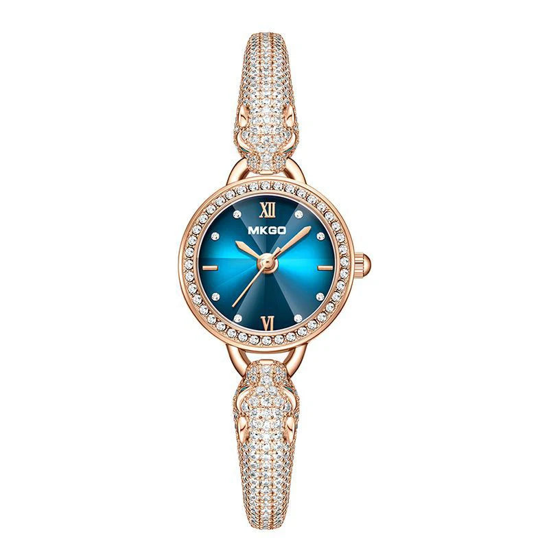 Leopard Inlaid Diamond Jewelry Watch