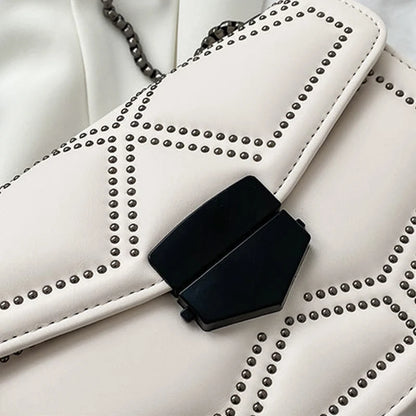 Rivet Vintage Chain Crossbody Bag