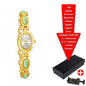 Natural Gemstone Oval Jewelry Watch