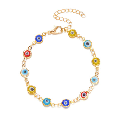 Red & Blue Evil Eye Bangle