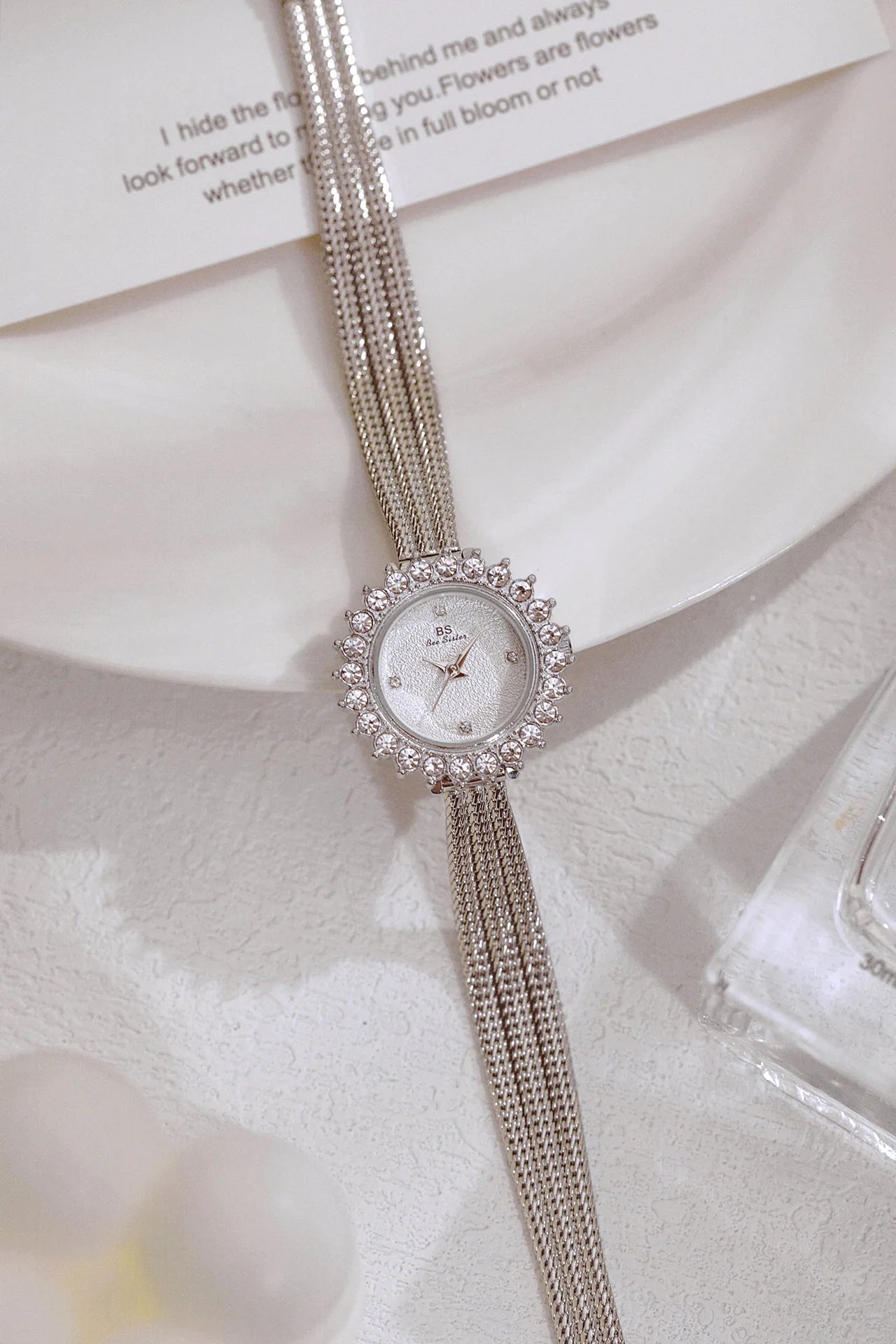 Wheat Ear Rhinestone Jewelry Watch