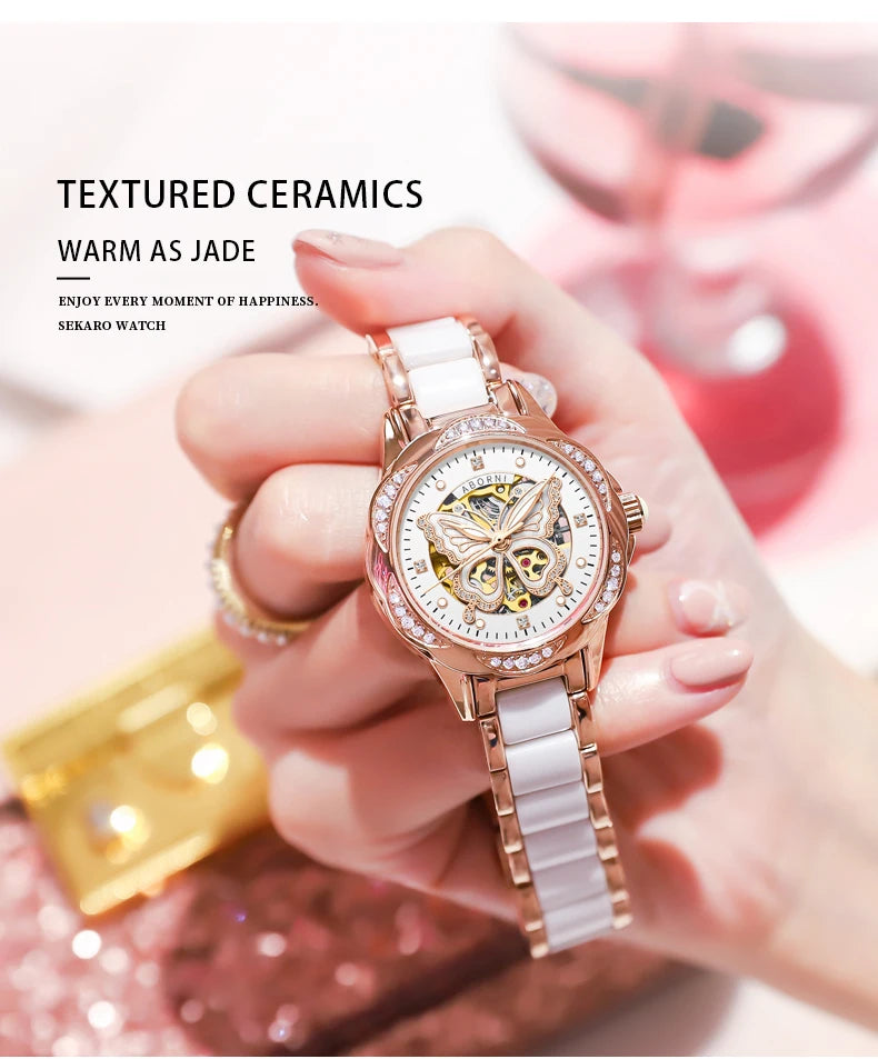 Stainless Steel Automatic Mechanical Watch