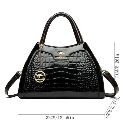 Iconic Grained Leather Crossbody Bag