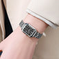 Geometric Steel Band Dress Watch
