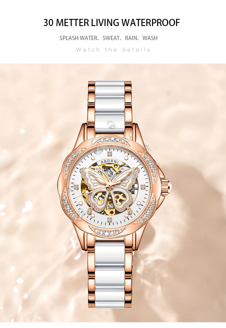 Stainless Steel Automatic Mechanical Watch