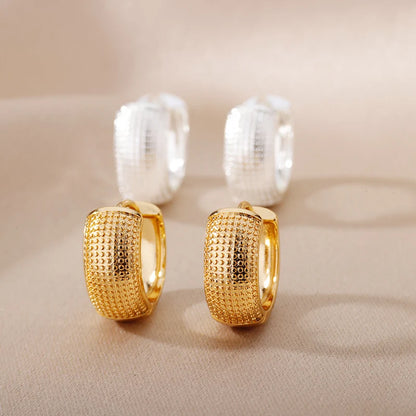 Minimalist Gold Piercing Hoop Earrings