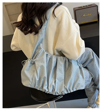 Nylon Architectural Lady Tote Bag