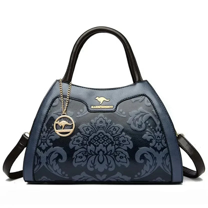 Iconic Grained Leather Crossbody Bag