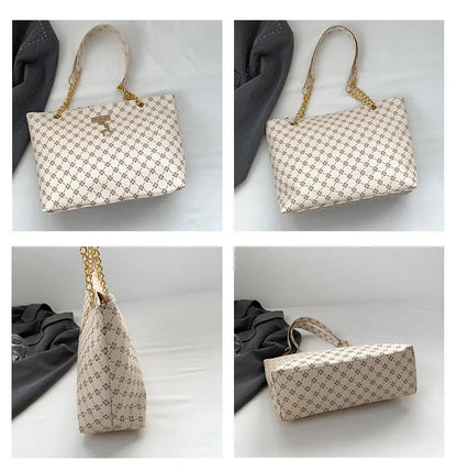 Textural Soft Leather Hanging Tote