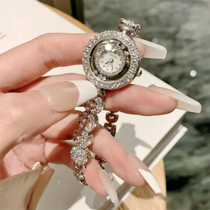 Fine Shell Rhinestone Bracelet Watch