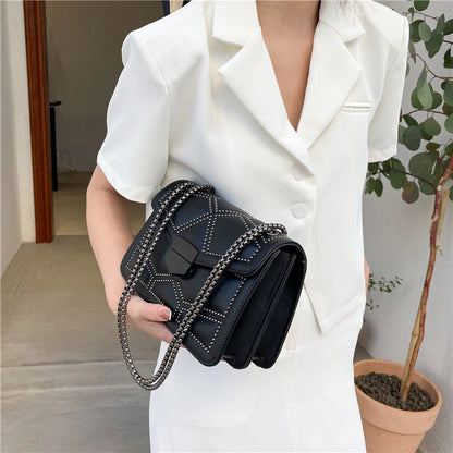 Rivet Vintage Chain Crossbody Bag