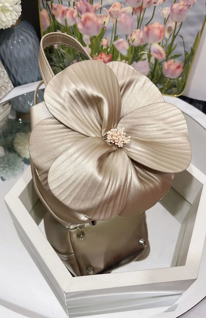 3D Flora Evening Bridal Clutch