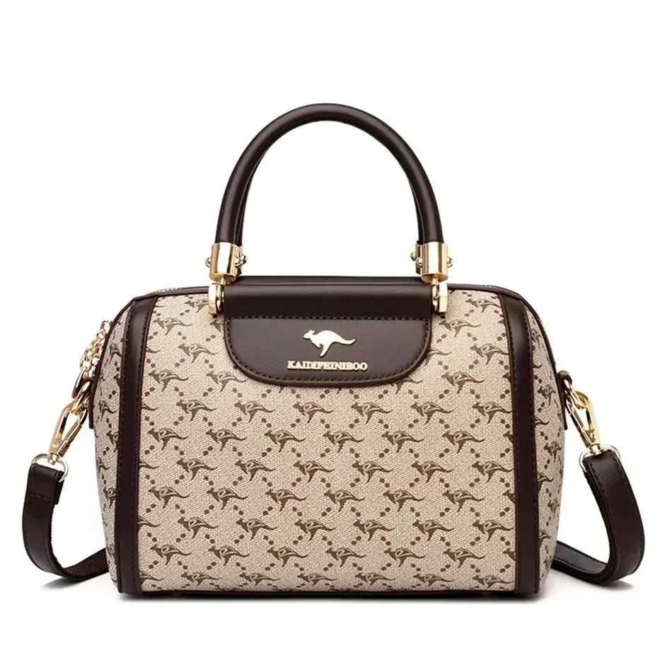 Iconic Grained Leather Crossbody Bag