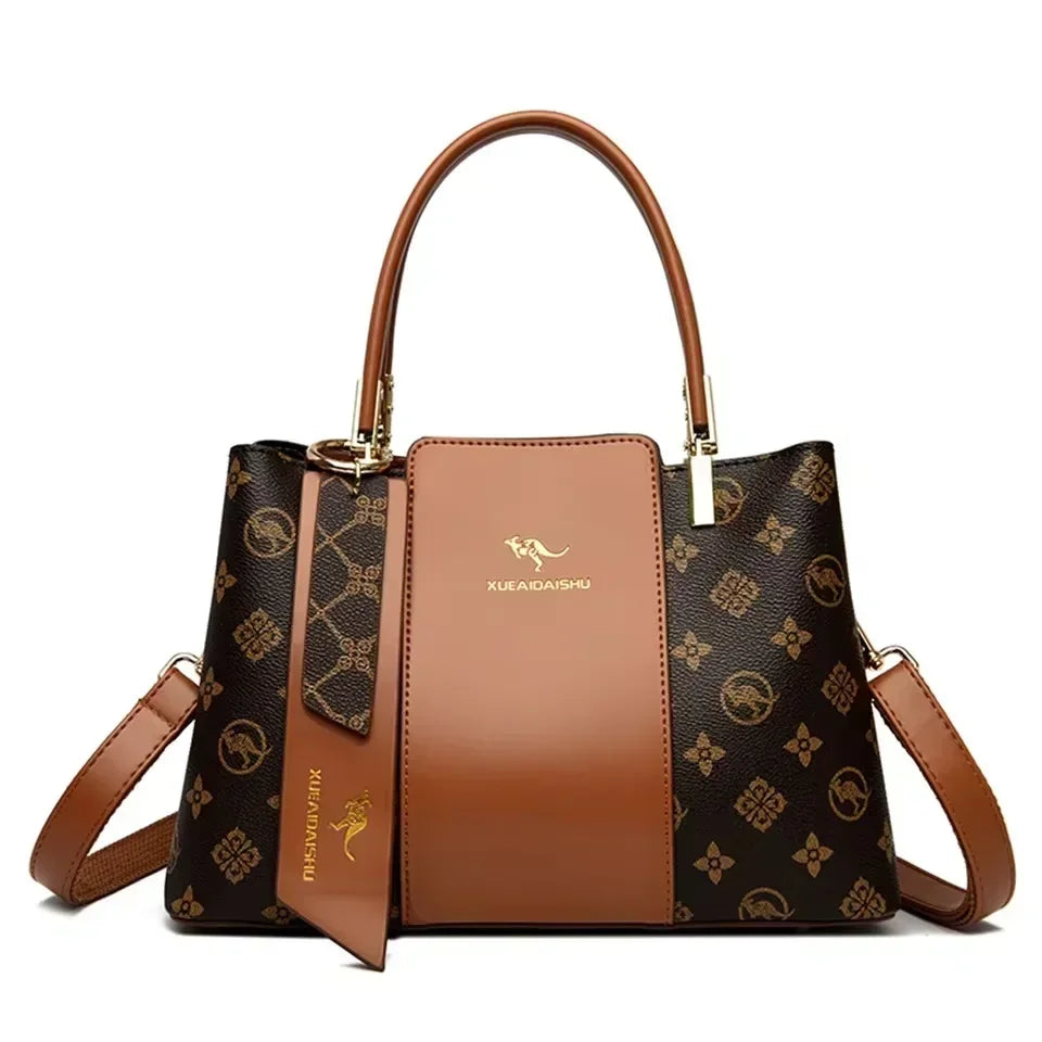 Iconic Grained Leather Crossbody Bag