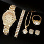 Full 5-Piece Jewelry Watch Suite