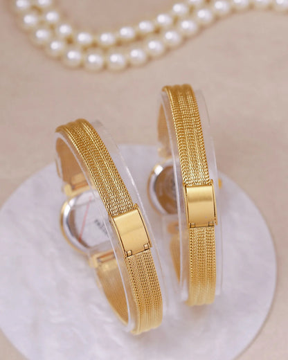 Temperament Gold Waterproof Jewelry Watch