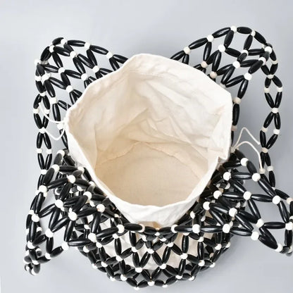 Woven Bead Hollow Artisan Bucket