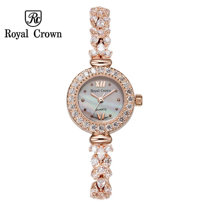Fine Shell Rhinestone Bracelet Watch