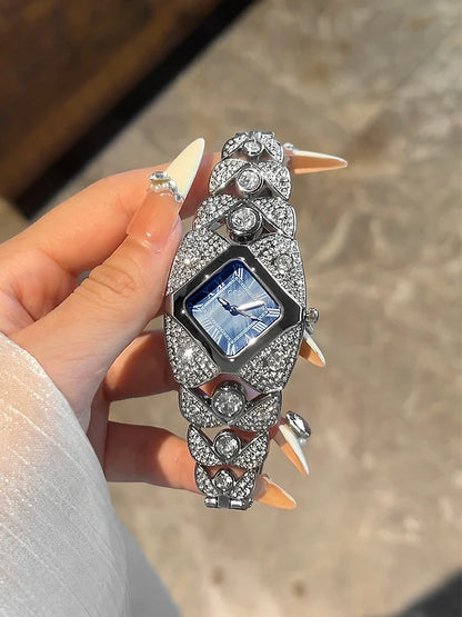 Roman Numeral Full Diamond Watch