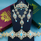 Arabic Crystal Bridal Jewelry Set