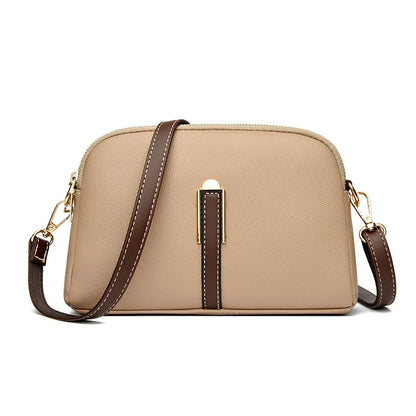 Designer Flap Cowhide Messenger Bag