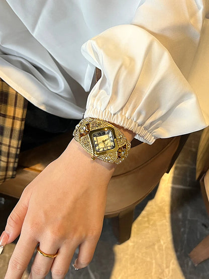 Roman Numeral Full Diamond Watch