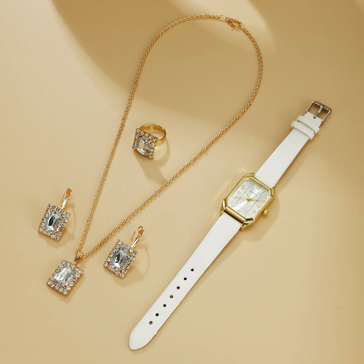 Square Quartz Minimalist Watch Suite