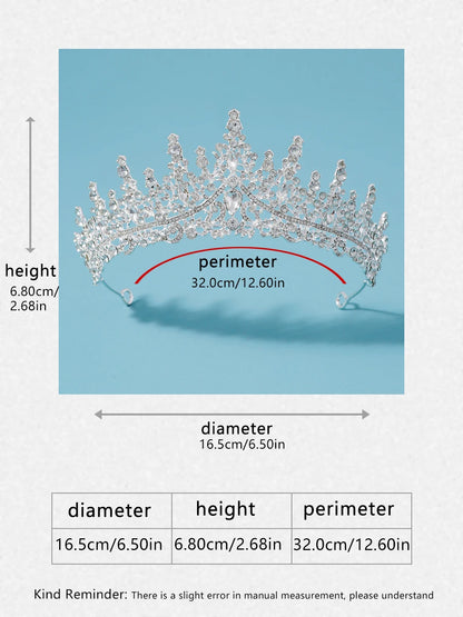 Dubai Royal Crystal Tiara Set