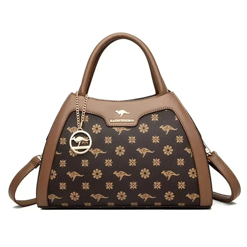 Iconic Grained Leather Crossbody Bag