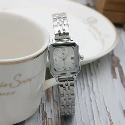Signature Square Stainless Steel Watch