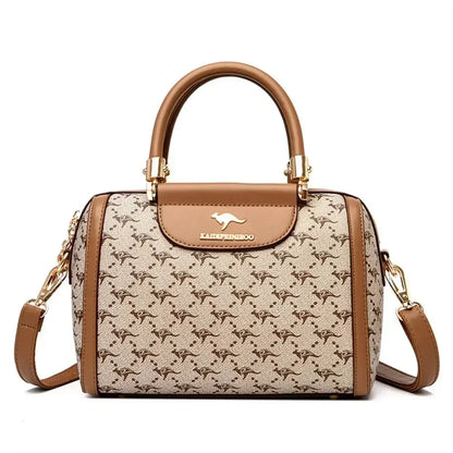 Iconic Grained Leather Crossbody Bag