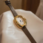 Vintage Roman Genuine Leather Watch