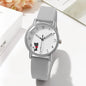 Whimsical Cat Silicone Kids Watch
