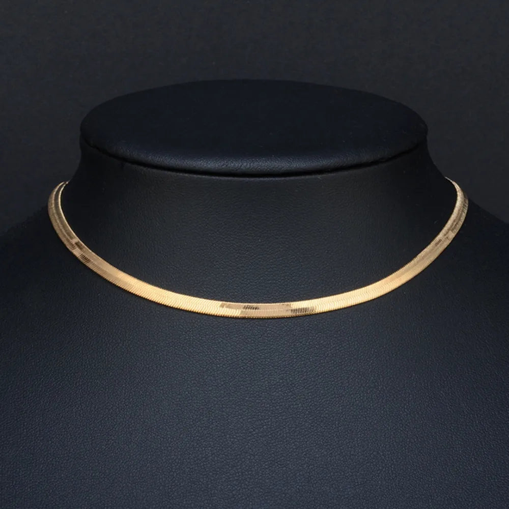 Double Layer Snake Chain Necklace