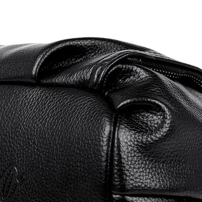 Multi-Pocket Soft Leather Designer Tote