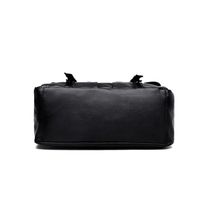 Noir Punk Skull Motif Tote